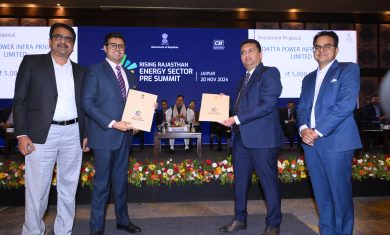 Datta Power Infra signs MoU in the presence of Shri. Bhajanlal Sharma, Hon’ble Chief Minister, Govt of Rajasthan the pre-event of Rising Rajasthan Summit